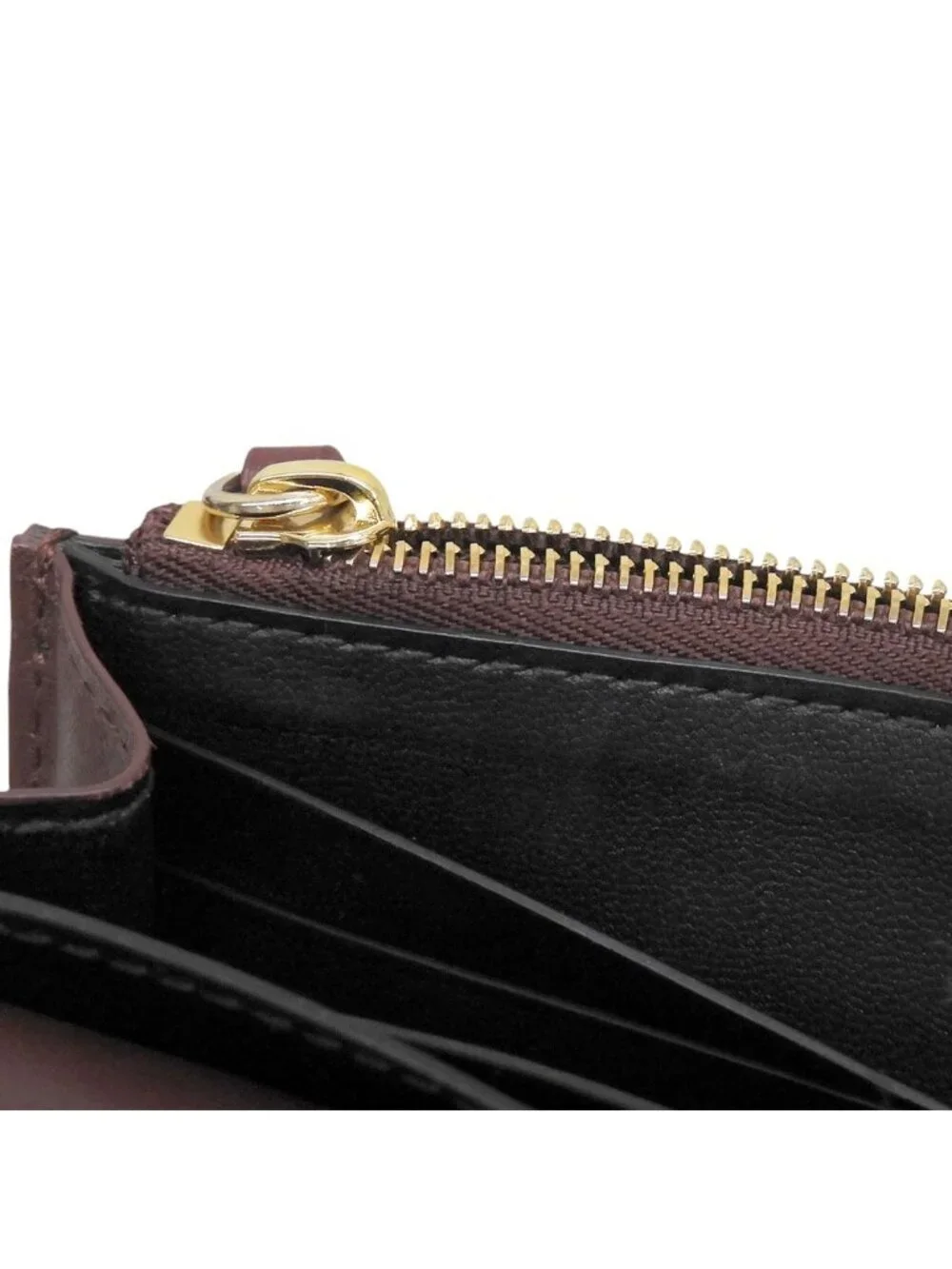 Cartier Guirlande de Mini Multi Wallet Bifold Calfskin Bordeaux